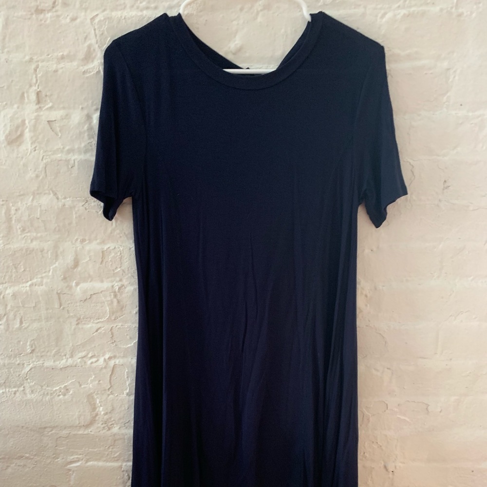 One Clothing Navy Blue Tee Shirt Dress- NWT